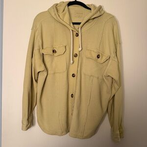 American Eagle Outfitters Hooded Shirt Jacket